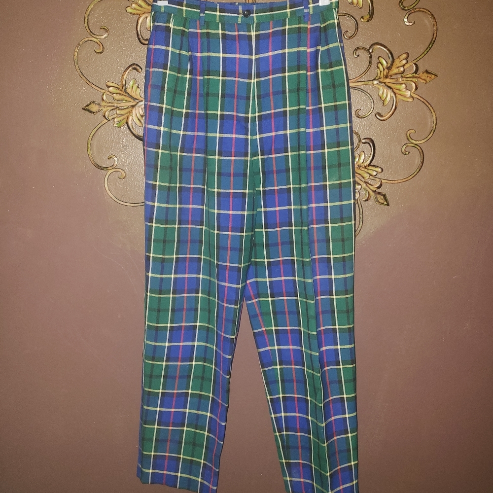 Pendleton Plaid Hi Waisted Knockabout Slacks - image 3